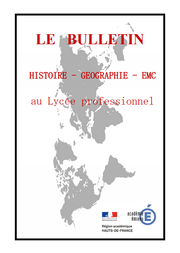 Bulletin numérique histoire, géographie et EMC au lycée professionnel