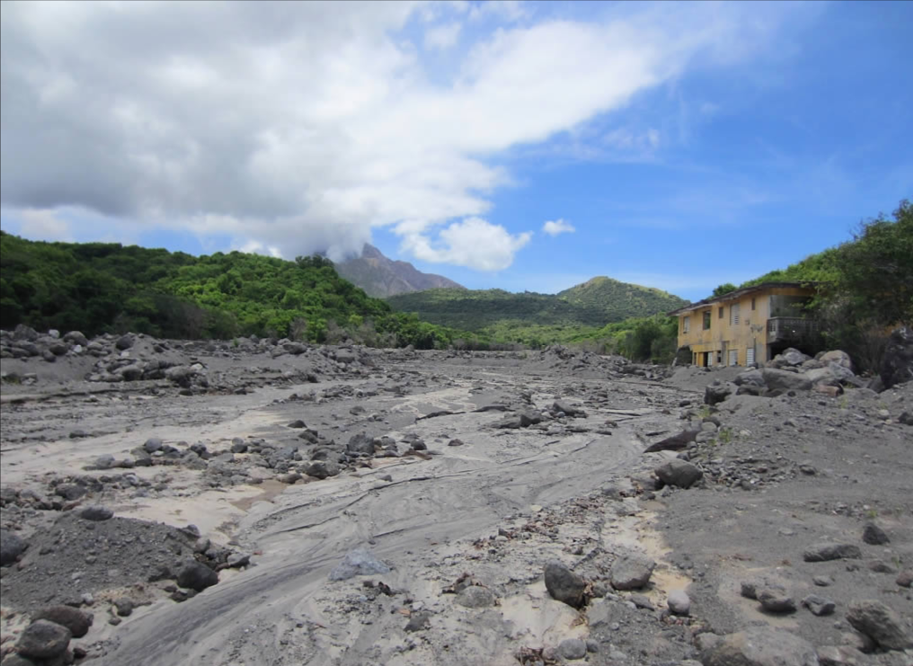 plymouth photographie éruption Montserrat — David Stanley