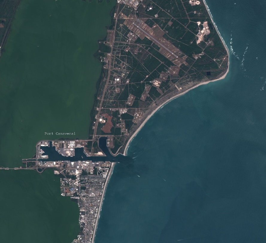 Port Canaveral — image satellite CNES