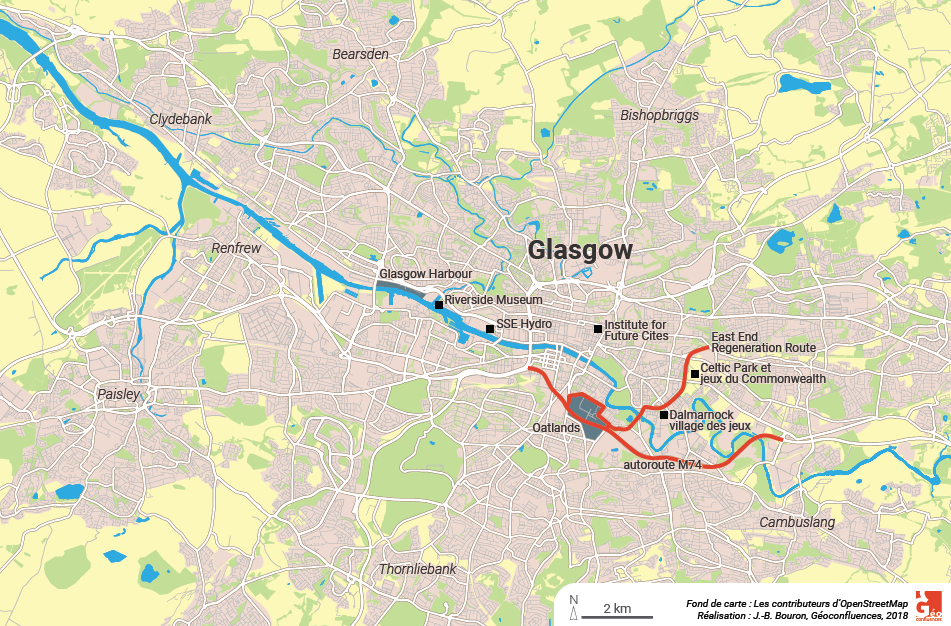 Glasgow regeneration map