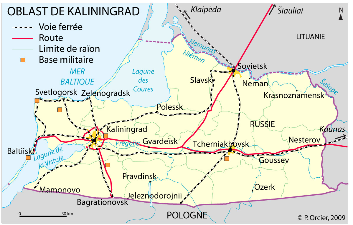 Pascal Orcier — Carte : enclave de Kaliningrad