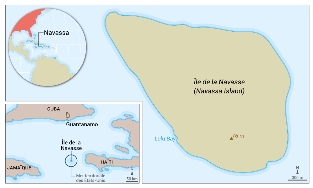 navassa map — carte de la navasse