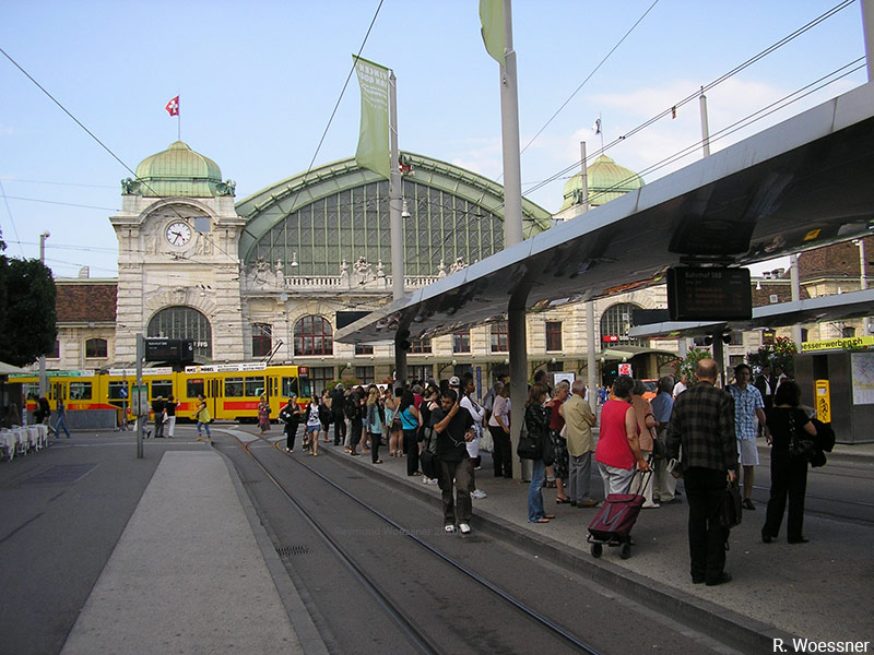 Raymond Woessner — Gare des tramways de Bâle