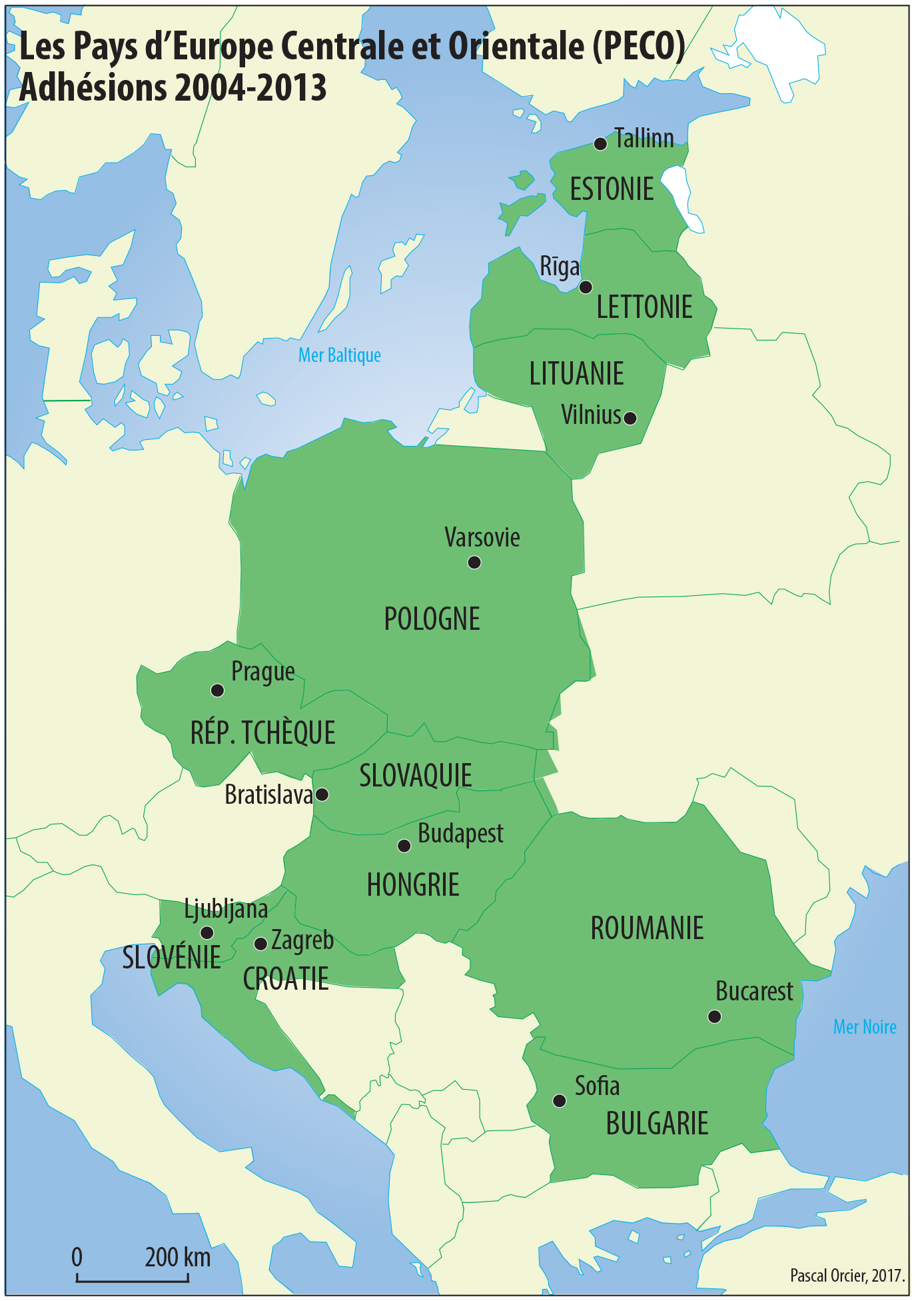 Les pays d'Europe Centrale et Orientale (PECO) adhésion Union européenne