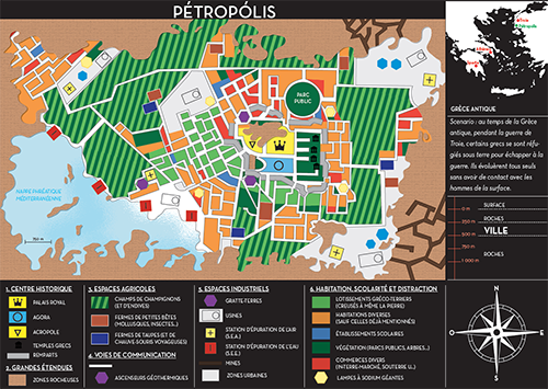 Petropolis carte concours cartographie imaginaire