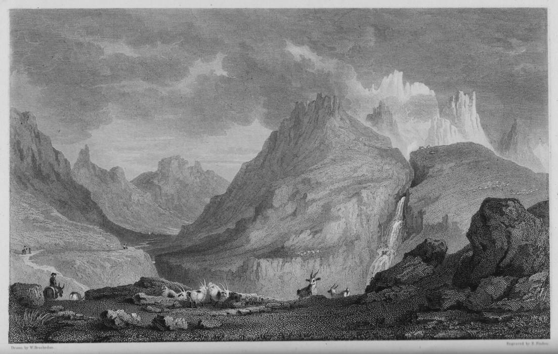 William Brockedon — Mony d'Arcines et Val de Guisane