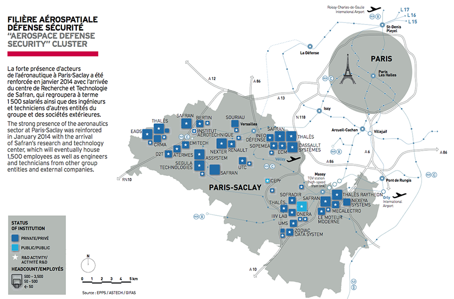 Carte militaire aérospatiale paris-saclay