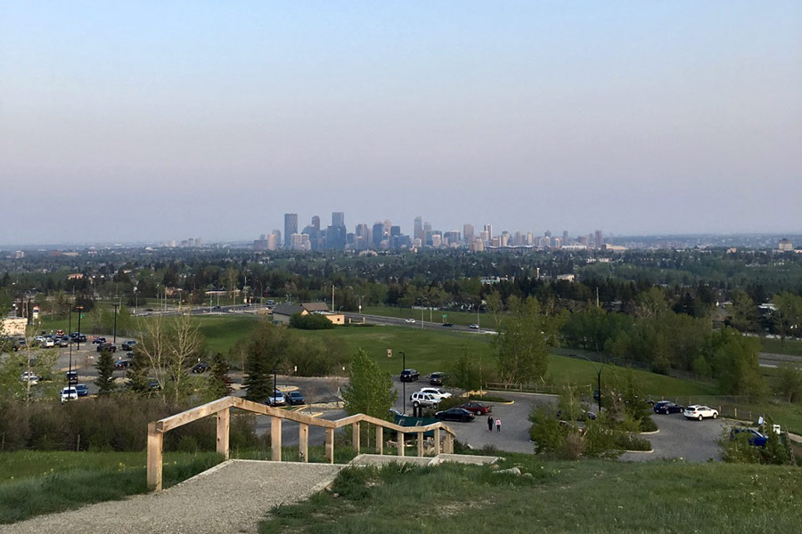 Emmanuelle Santoire — skyline de Calgary