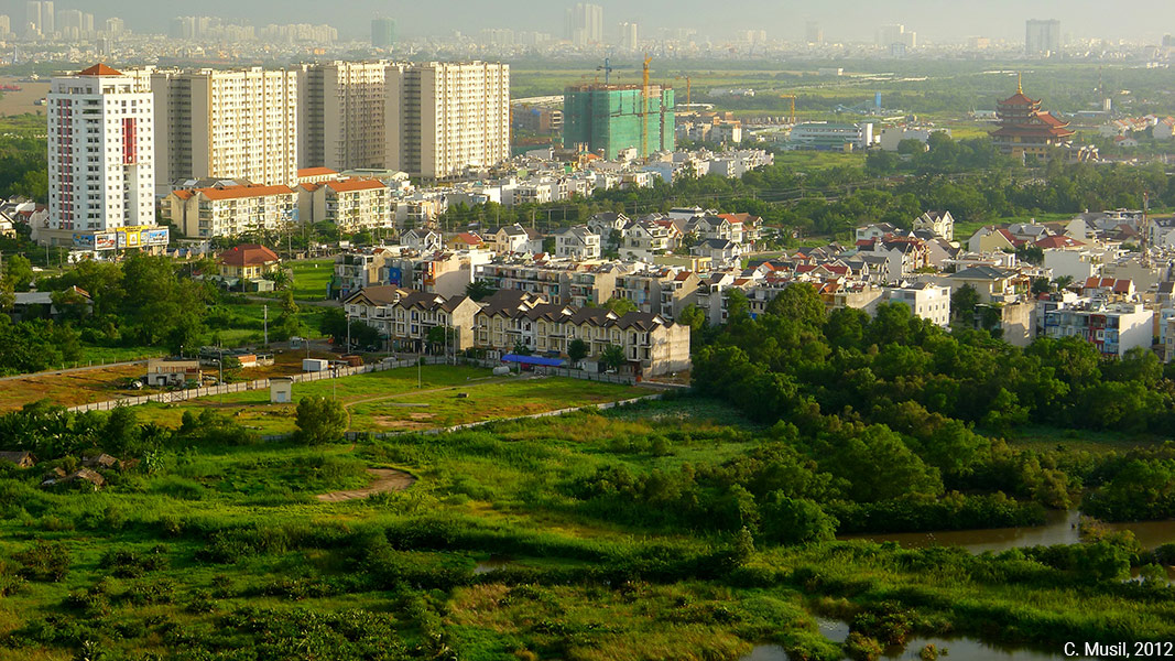 photographie paysage méga projet urbain Ho chi minh ville