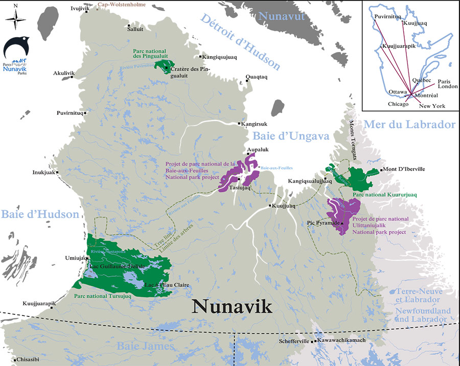 aires protégées Nunavik