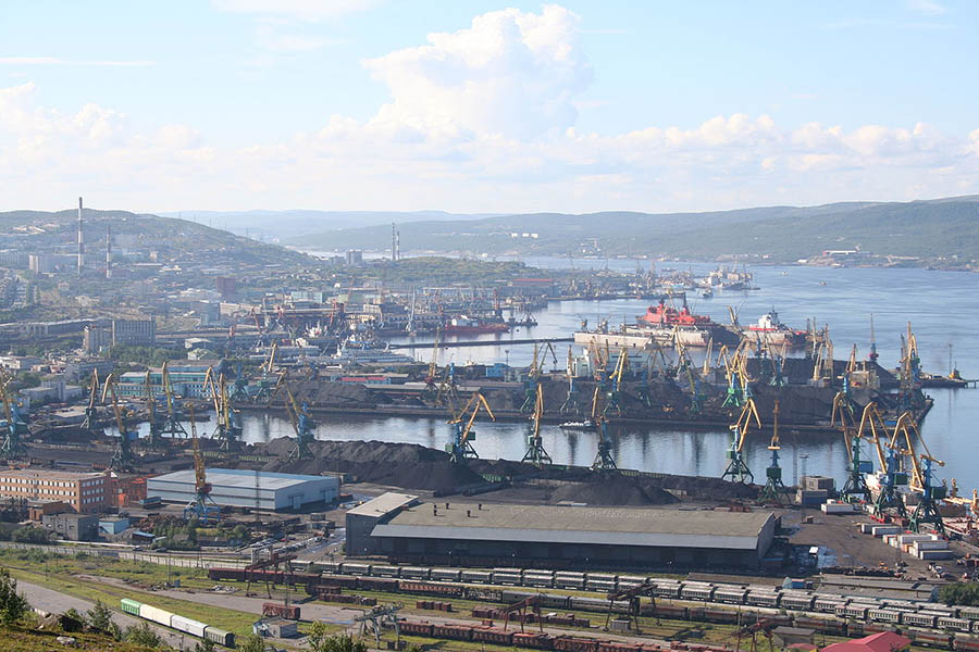 Port de Mourmansk photographie
