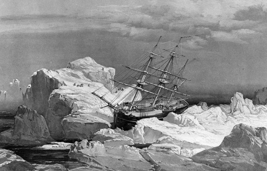 Le HMS Investigtor, parti à la recherche des deux navires de l’expédition Franklin disparu