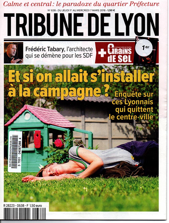 Une de la Tribune de Lyon : et si on allait s'installer à la campagne ?