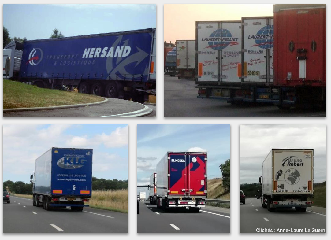 Jean-François Thémines — camions avec un logo "terre" ou "planète"