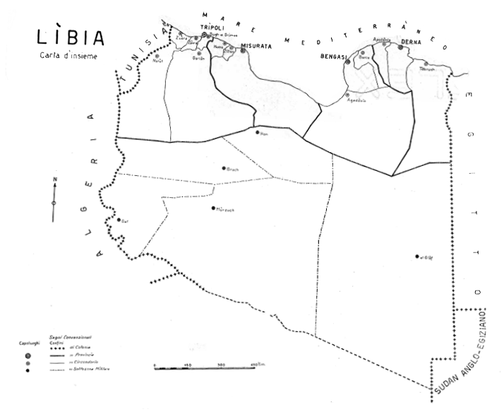 Carte Libye 1921
