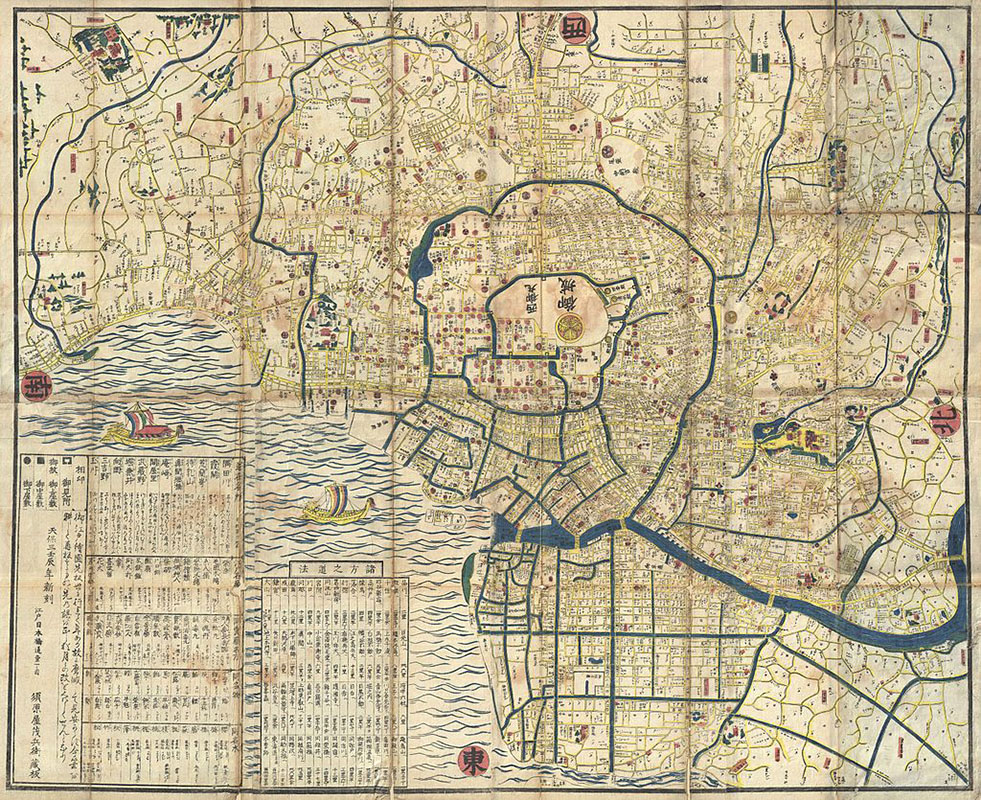 Raphaël Languillon-Aussel — ancienne carte de Tokyo Edo