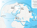 Routes arctiques