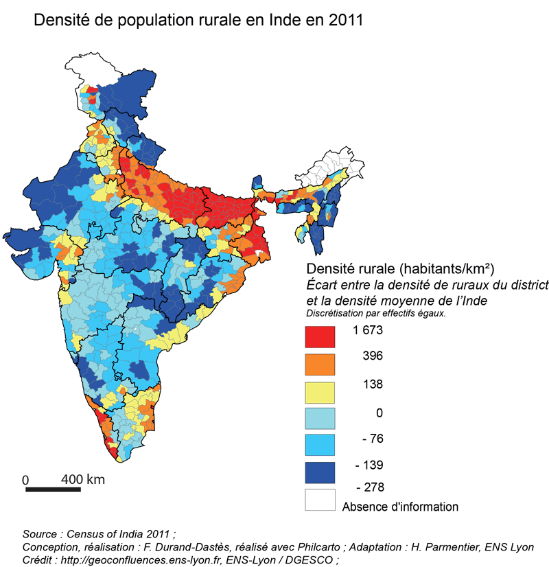 Les Hautes Densit S D Mographiques De L Inde G Oconfluences