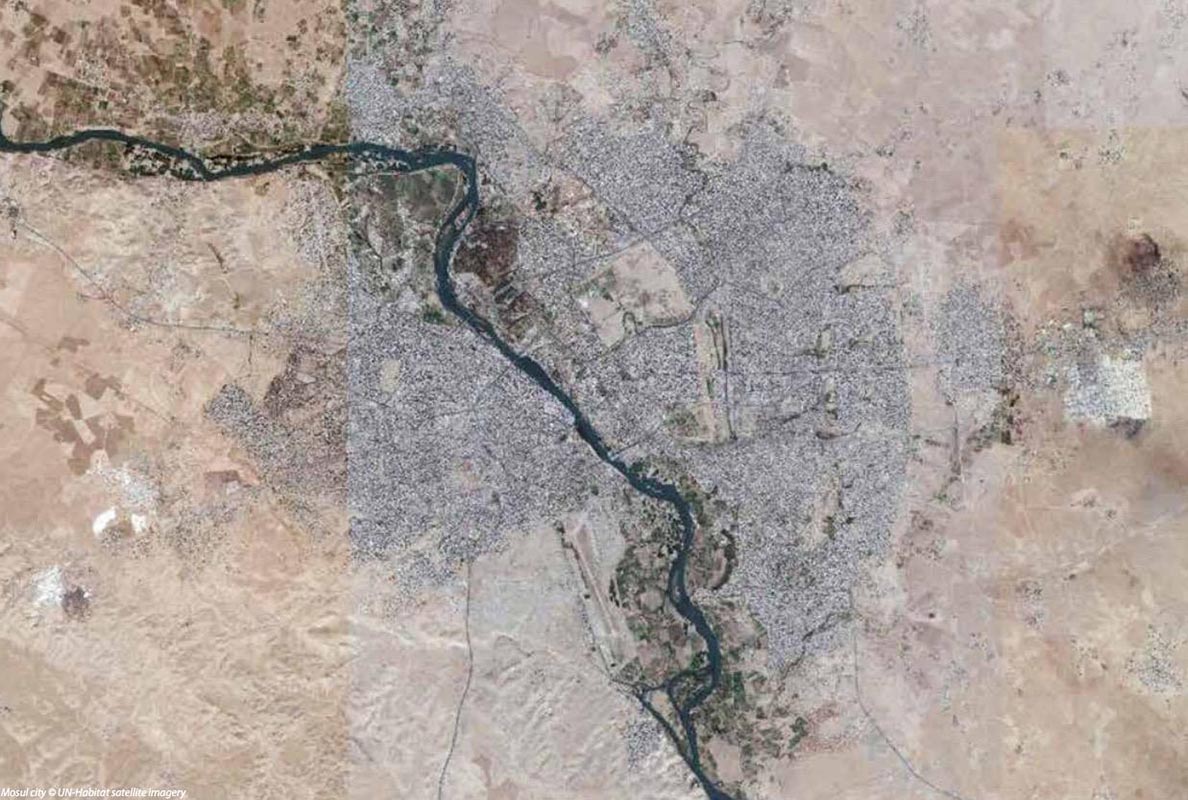 photographie satellite de Mossol, ONU, 2016