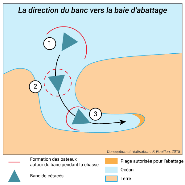 Fabien Pouillon — Direction du banc vers la baie d'abattage