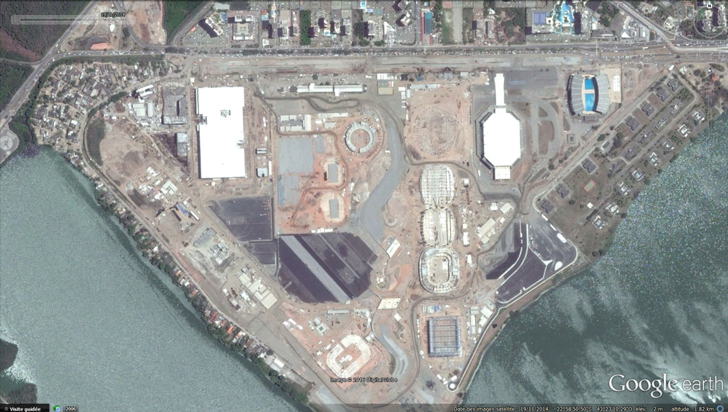 La favela de Vila Autodromo en 2014