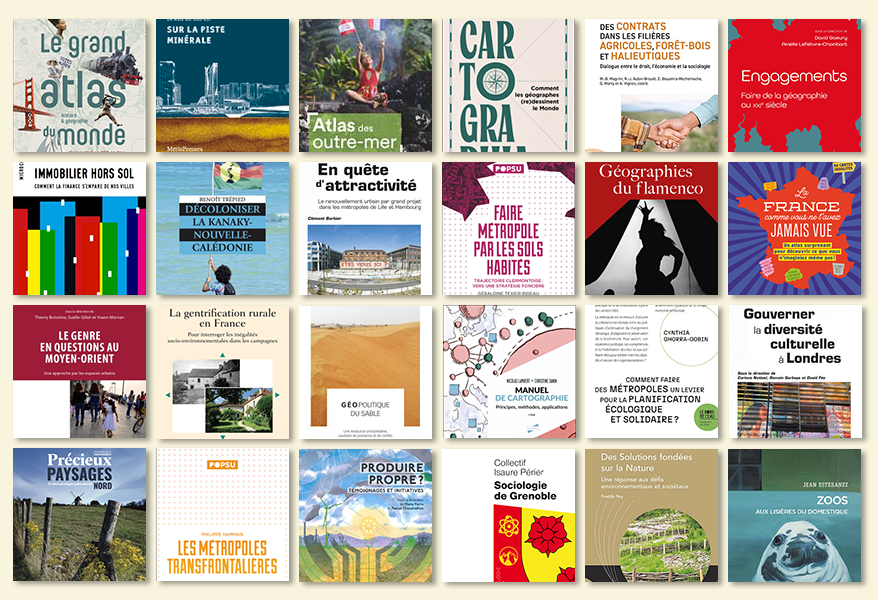 Parutions papier géographie, rentrée 2025