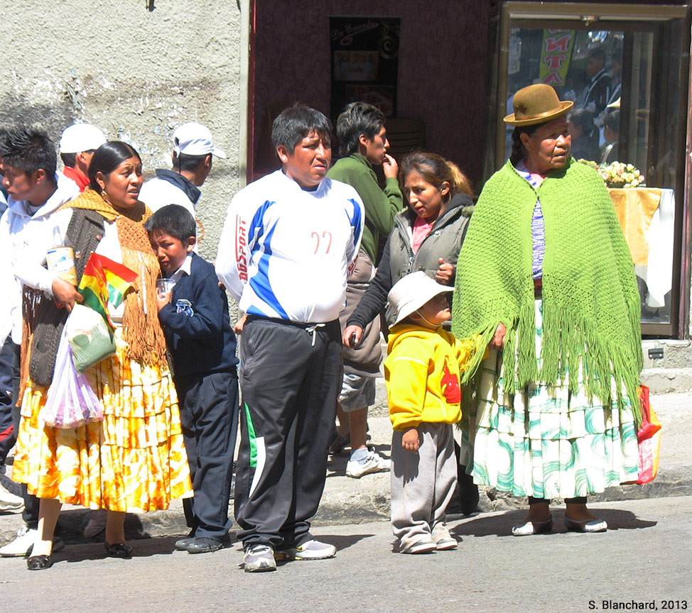Sophie Blanchard — photographie cholitas à La Paz