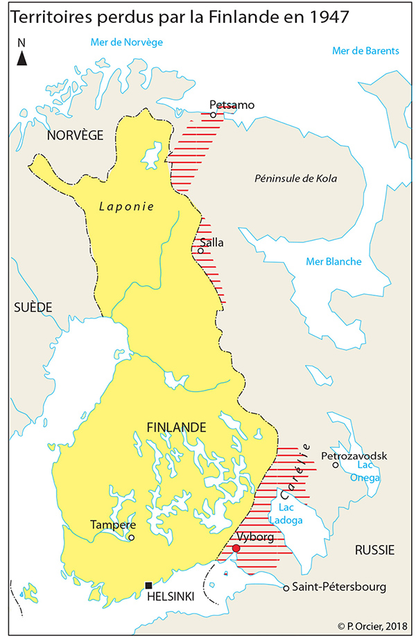 Pascal Orcier — carte territoires perdus de la Finlande