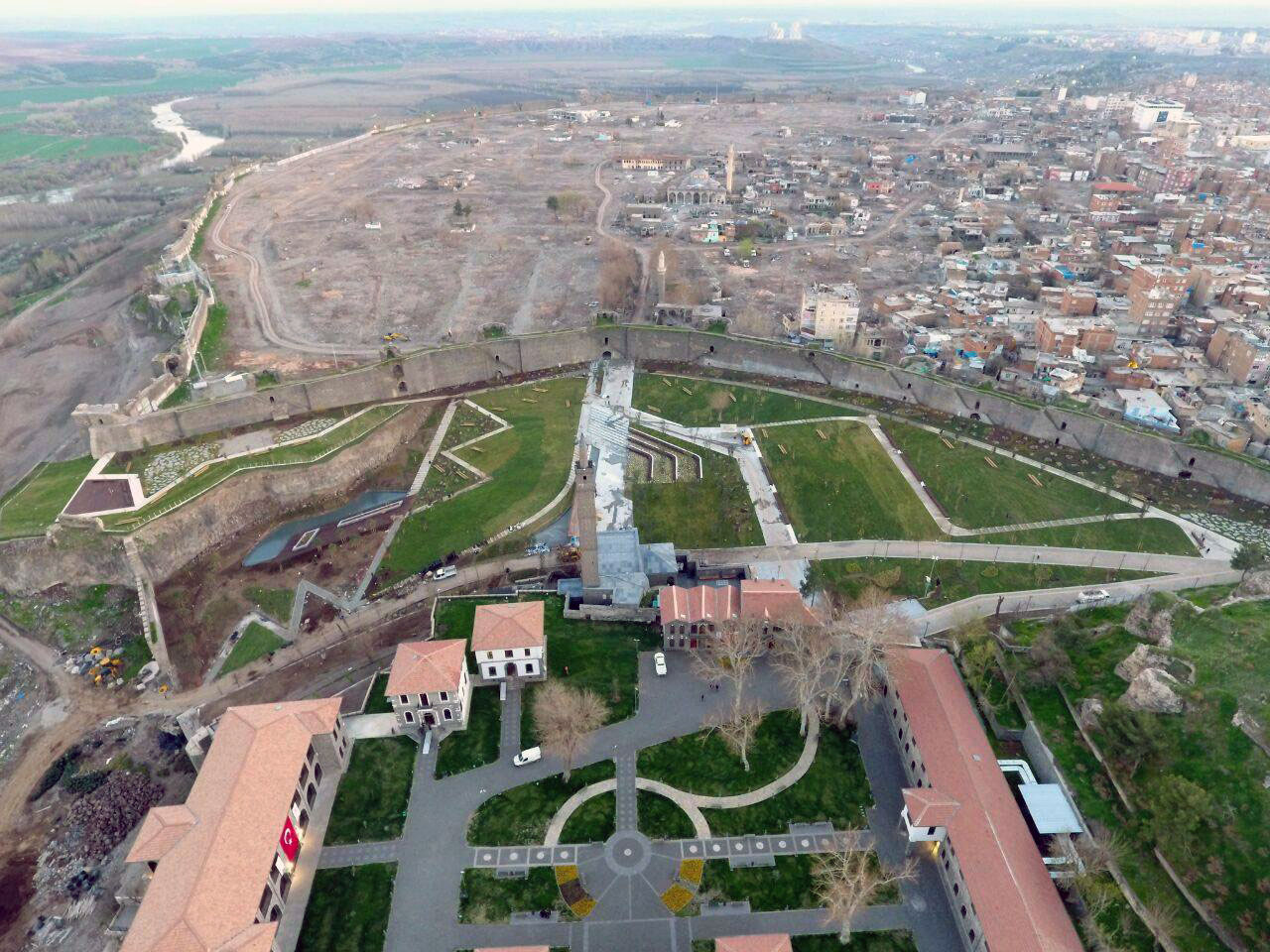Urbicide sur Diarbakir Turquie photographie aérienne