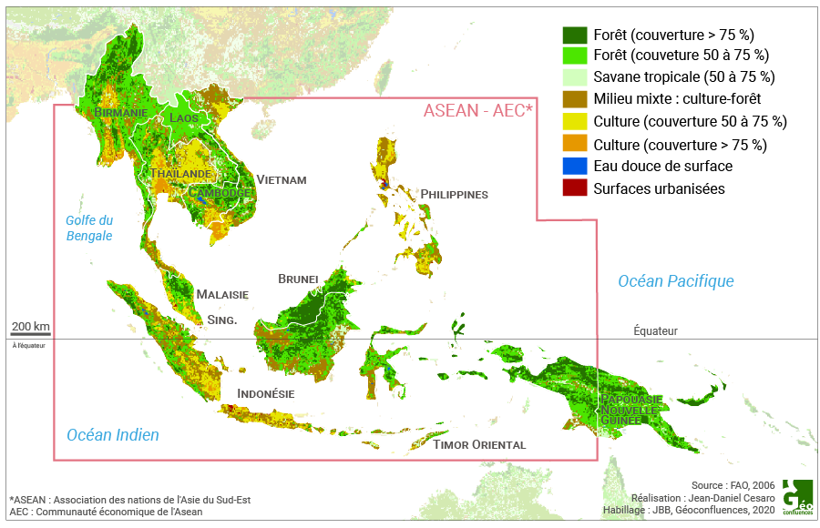 Jean-Daniel Cesaro - FAO - Climat occupation du sol asie du sud est 