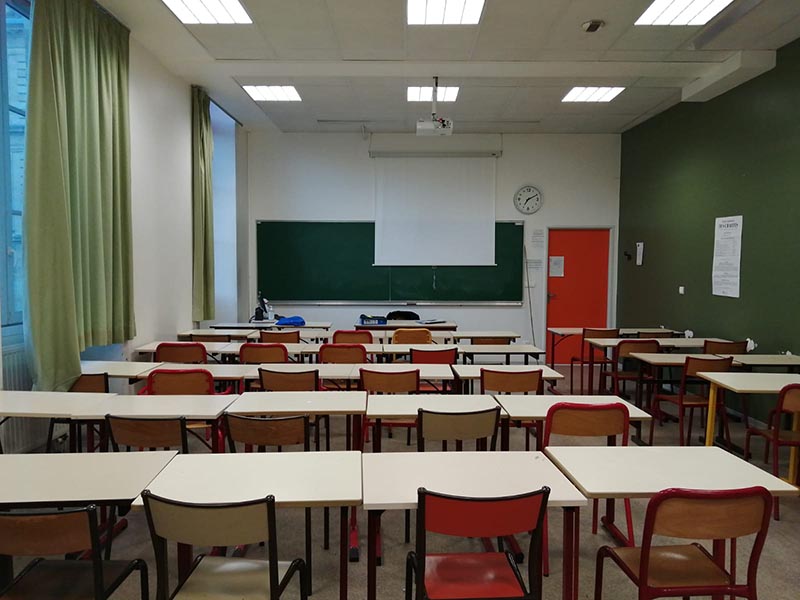 salle de classe en classes préparatoires aux grandes écoles (CPGE)