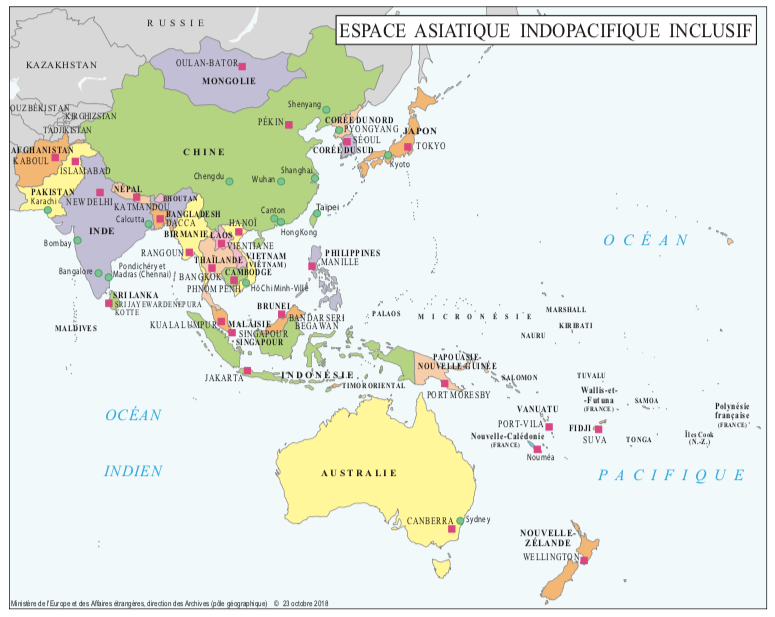 espace asiatique indopacifique
