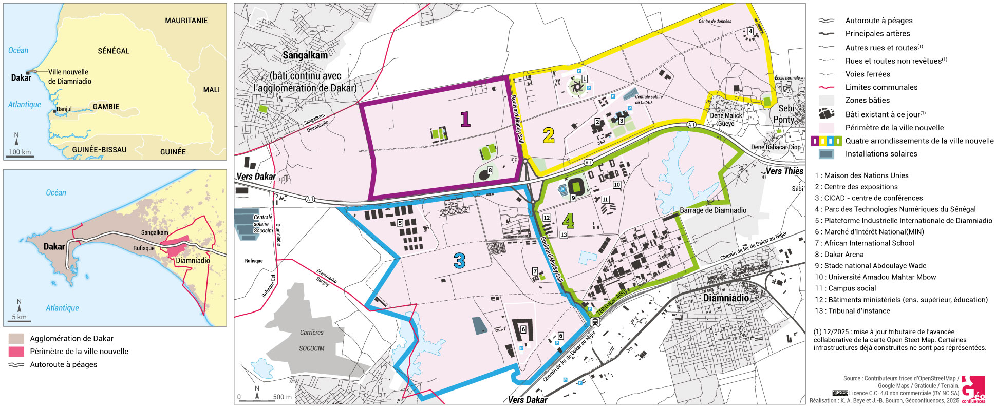 Plan de la ville nouvelle de Diamniadio