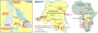Le projet Grand Inga (RDC) et ses connections en Afrique (haute résolution)