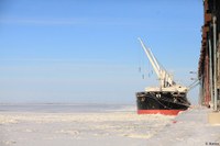 Paysage arctique à Port Churchill (Canada)