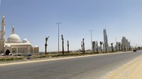 Paysage "doubaiote" sur le chantier de la nouvelle capitale administrative de l'Égypte