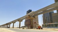 Monorail et tours, CBD de la future nouvelle capitale de l'Égypte