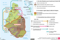 La réorganisation territoriale de Montserrat (haute définition) (Royaume Uni)