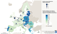 Disparités spatiales dans les récompenses des projets financés par la politique de cohésion (Union Européenne)