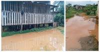 Deux secteurs inondés à Yaoundé (Cameroun)