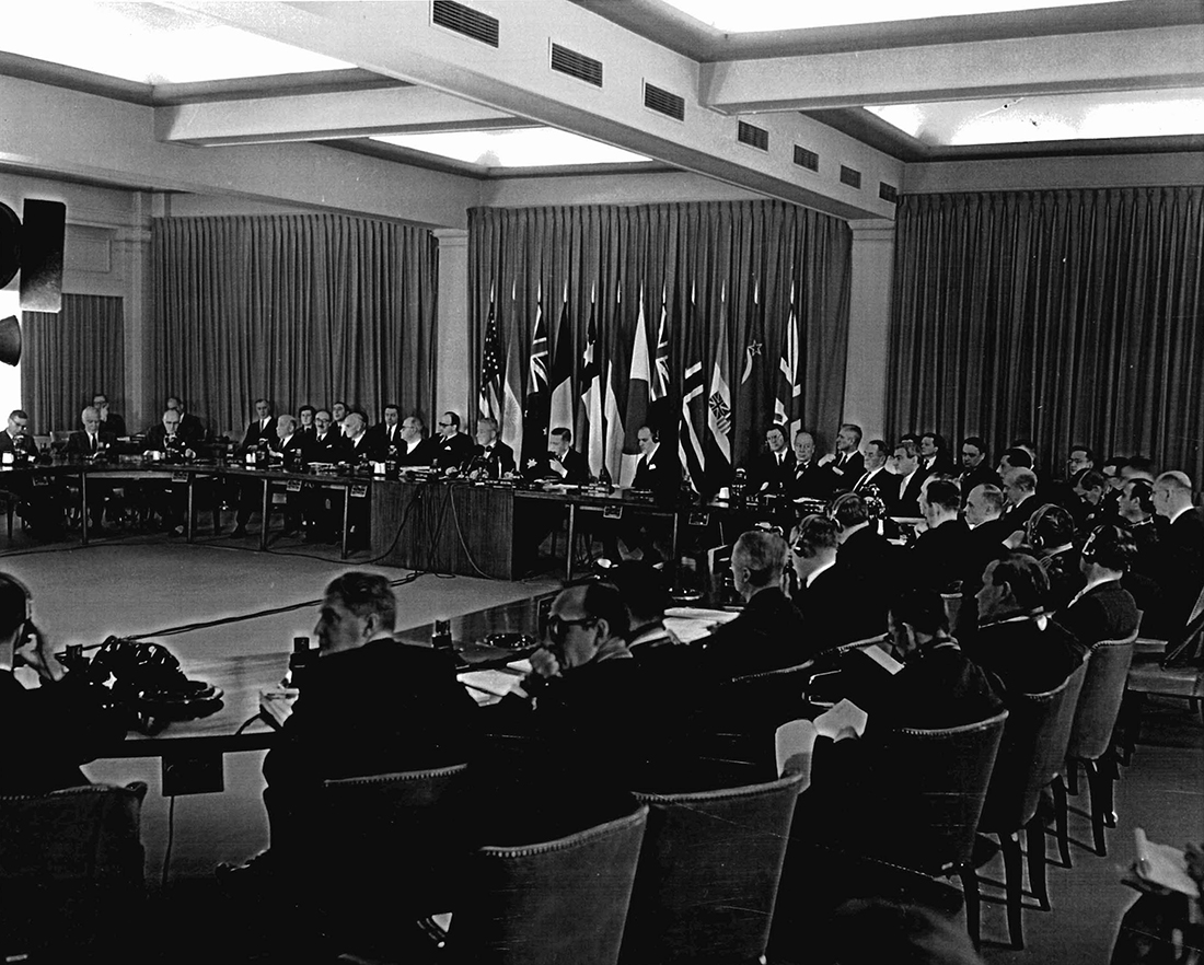 photographie de la conférence diplomatique de 1959