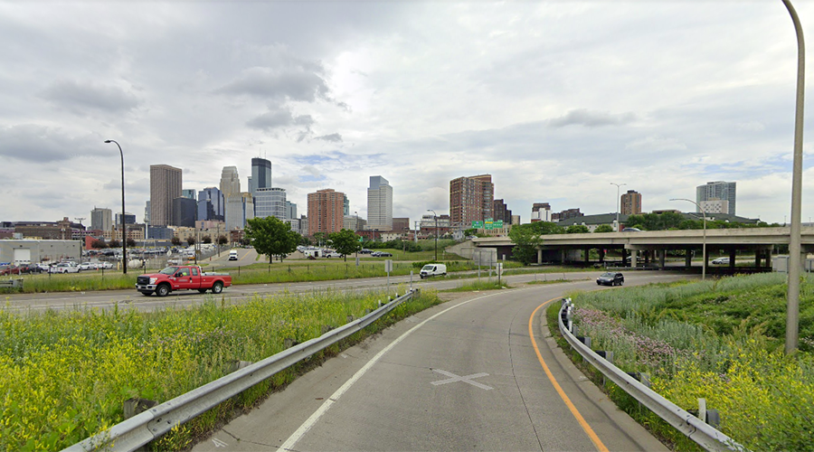 Minneapolis Saint Paul paysage entrée de ville