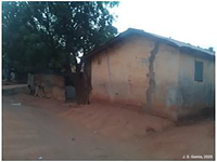 Auto-construction assistée (maisons mixtes : poto-poto enduite de ciment) (Ziguinchor, Casamance, Sénégal)