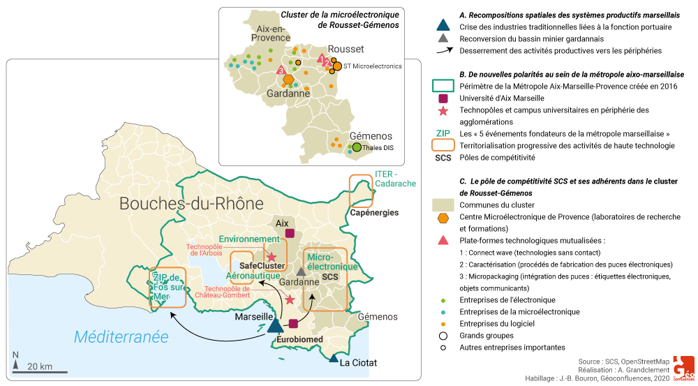 Antoine Grandclement — PACA Marseille Aix espace productif clusters pôles système productif