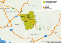 Localisation du Bocage Bressuirais (Nouvelle-Aquitaine)