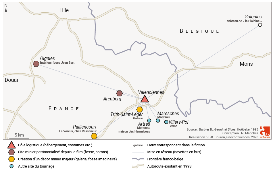Les sites du tournage de Germinal (1993) (Hauts-de-France)