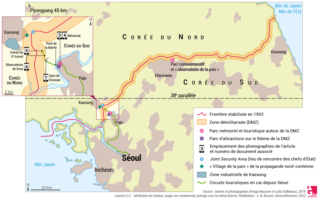carte zone démilitarisée - DMZ map