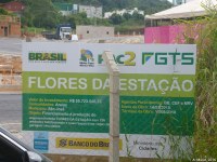 Le chantier de construction de la résidence Flores da Estação, São José, Brésil (1/2)