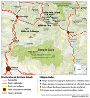 Villages abandonnés puis réappropriés dans les vallées du Haut-Aragon (Pyrénées, Espagne)