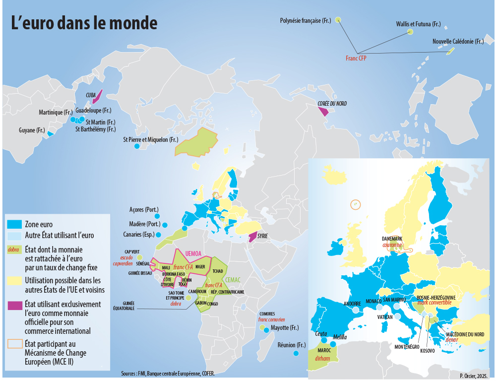l'euro dans le monde Pascal Orcier — L'Euro dans le monde